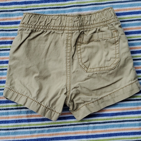 🍭2pr baby boys shorts, size 6mth, tan & dark grey - Picture 5 of 5
